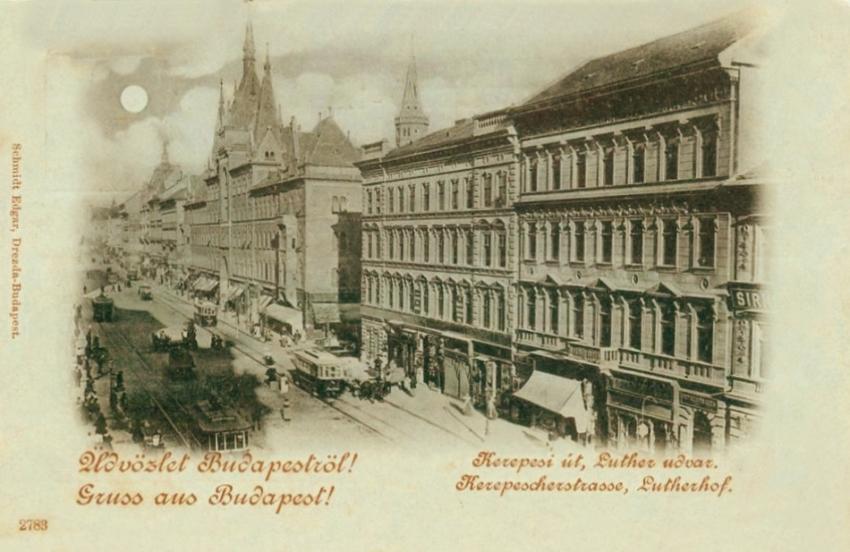 A pesti szlovák evangélikus templomát (Diescher József, 1874) Schweiger Gyula tervei szerint foglalták "bérház-keretbe" (1893-94), az ún. Luther-házat a 2. világháború után államosították.